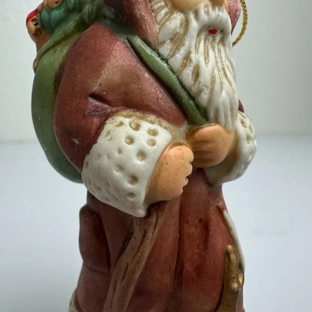 Vintage Christmas Tree Ornament Santa 1917s